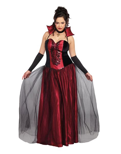 ladies vampire costume plus size|plus size vampire clothing.